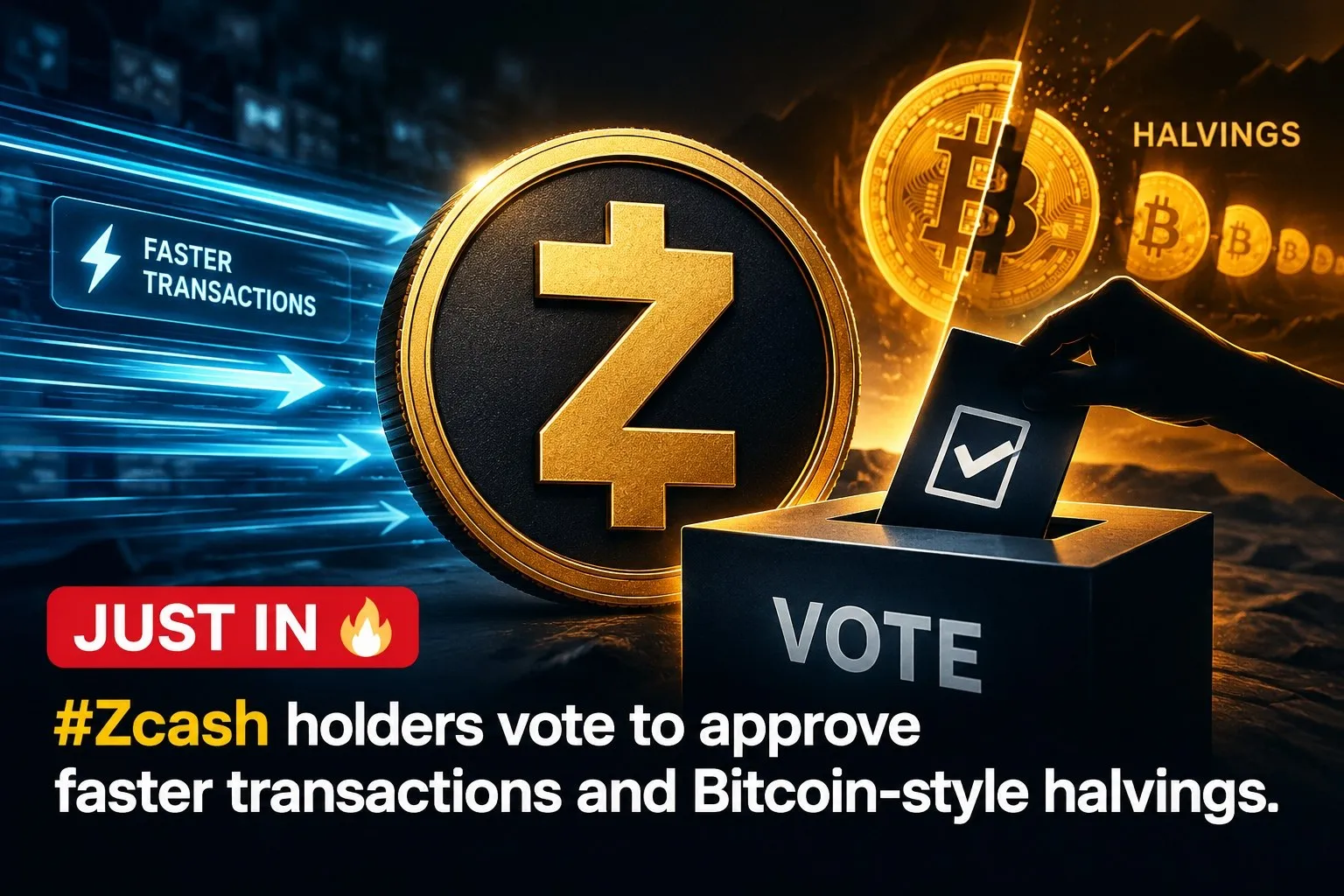 🟨 هولدرهای Zcash به ارتقای شبکه رأی دادند؛ شتاب در سرعت و تقویت مدل کمیابی
