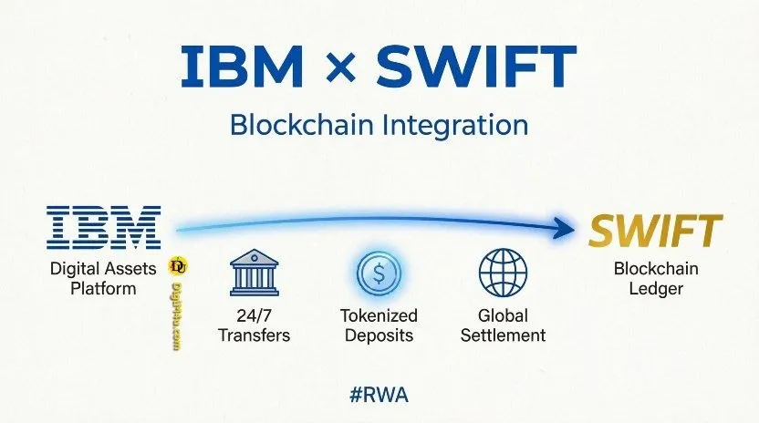 اتصال پلتفرم داراییهای دیجیتال IBM به شبکه سوئیفت