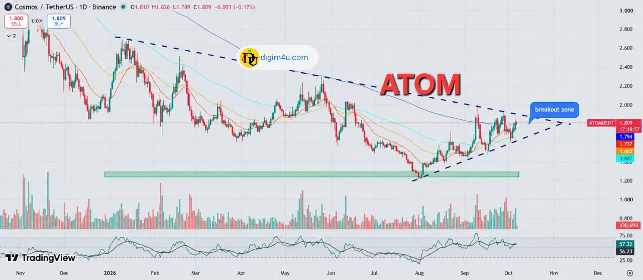 🟢 تحلیل تکنیکال و فاندامنتال کازموس (ATOM)