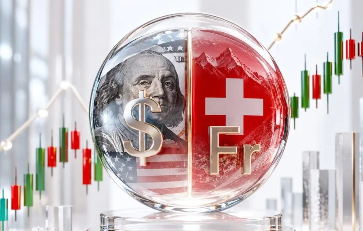 🇺🇸 جفت USD/CHF؛ دو نیروی متضاد در برابر هم