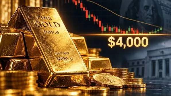 سقوط قیمت طلا به زیر 4000 دلار - فشار تورم آمریکا و چشمانداز بلندمدت