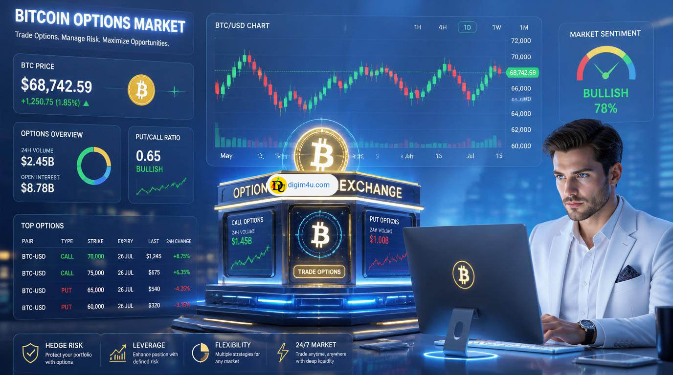 بازار آپشن بیت کوین