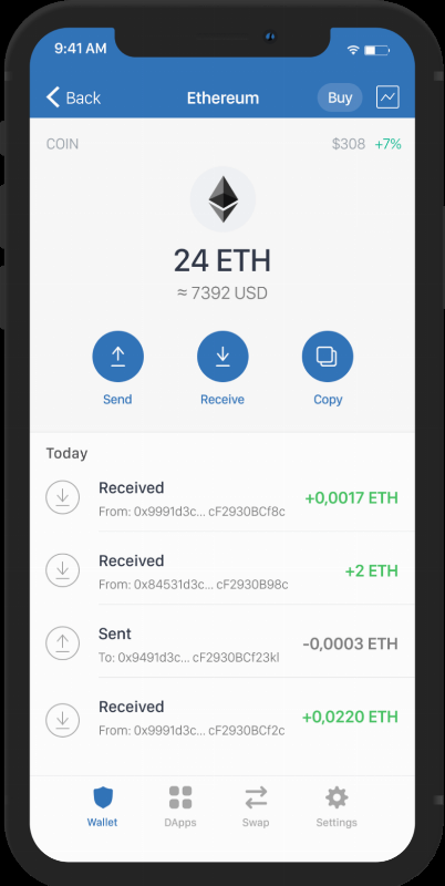 کیف پول اتریوم