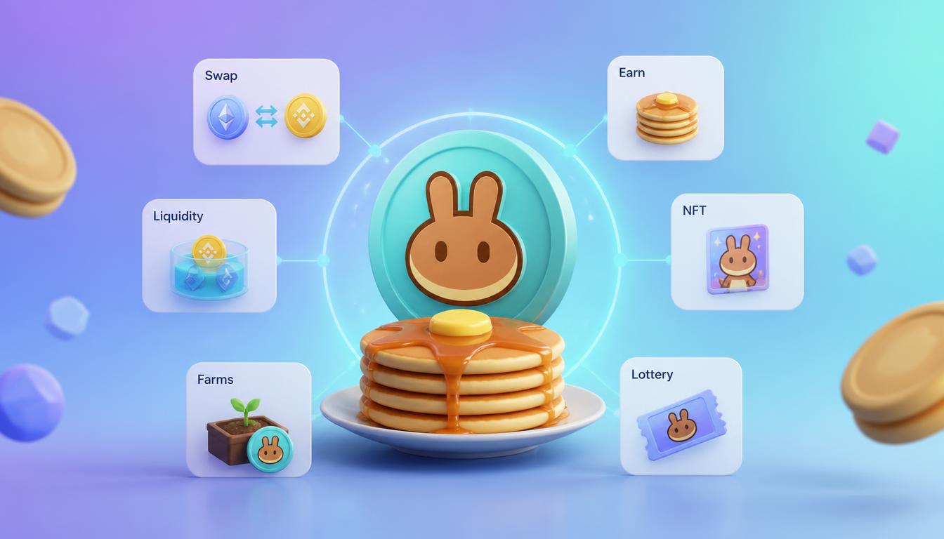 ارز دیجیتال پنکیک سواپ CAKE در یک نگاه