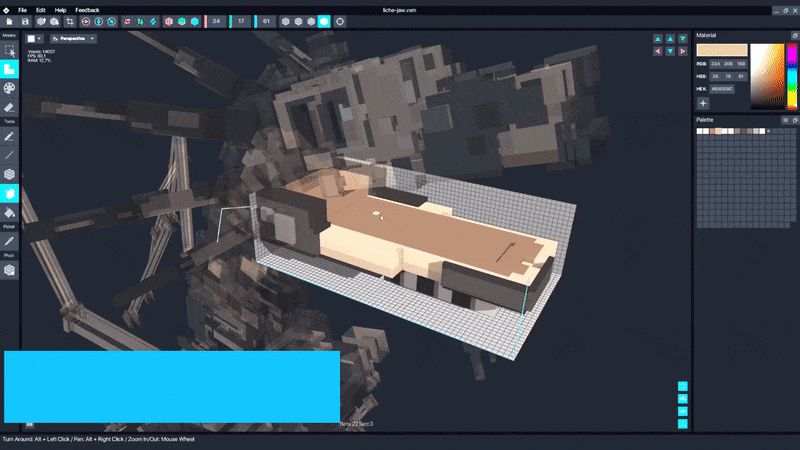 VoxEdit سندباکس