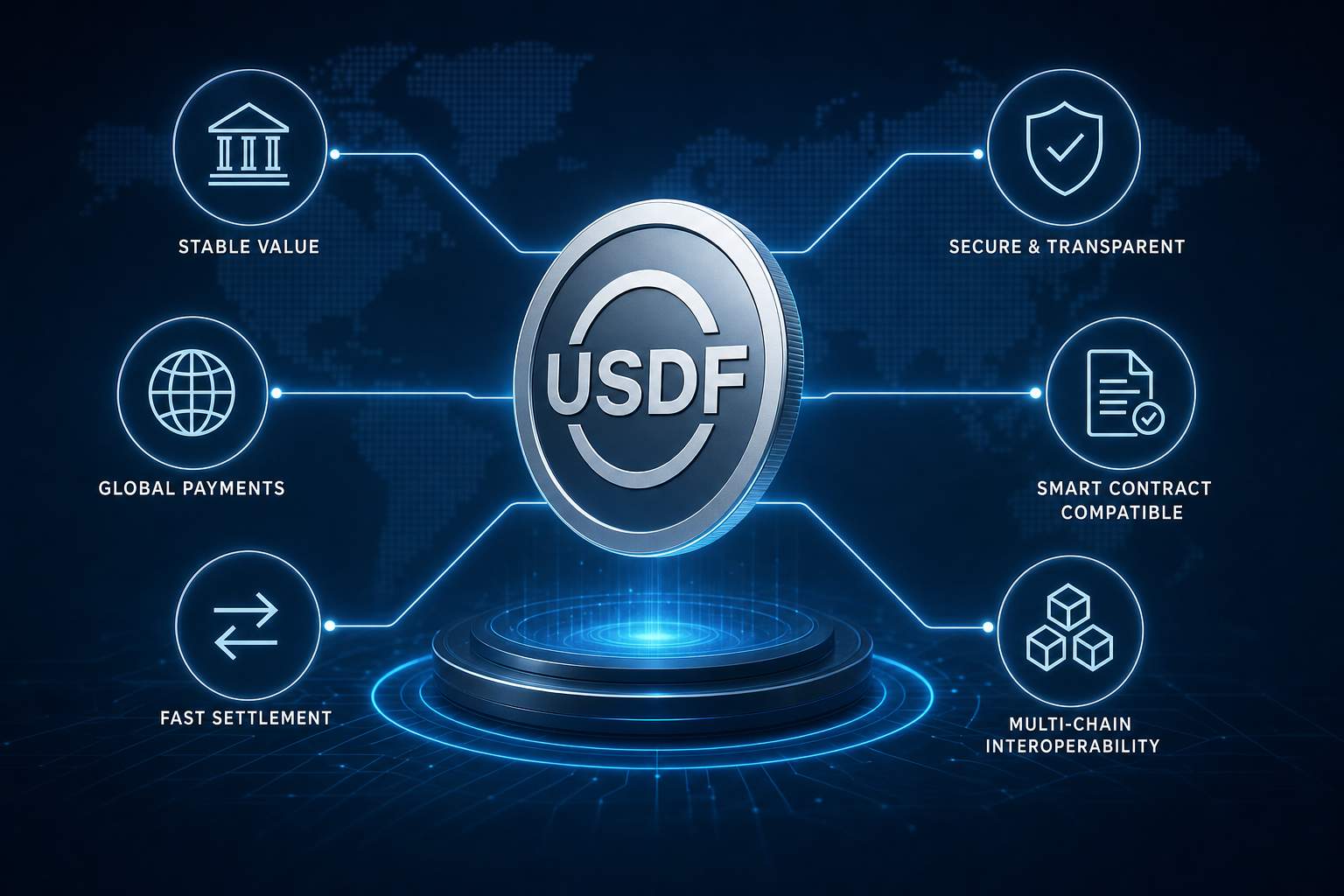 استیبل کوین USDF بانک های آمریکا