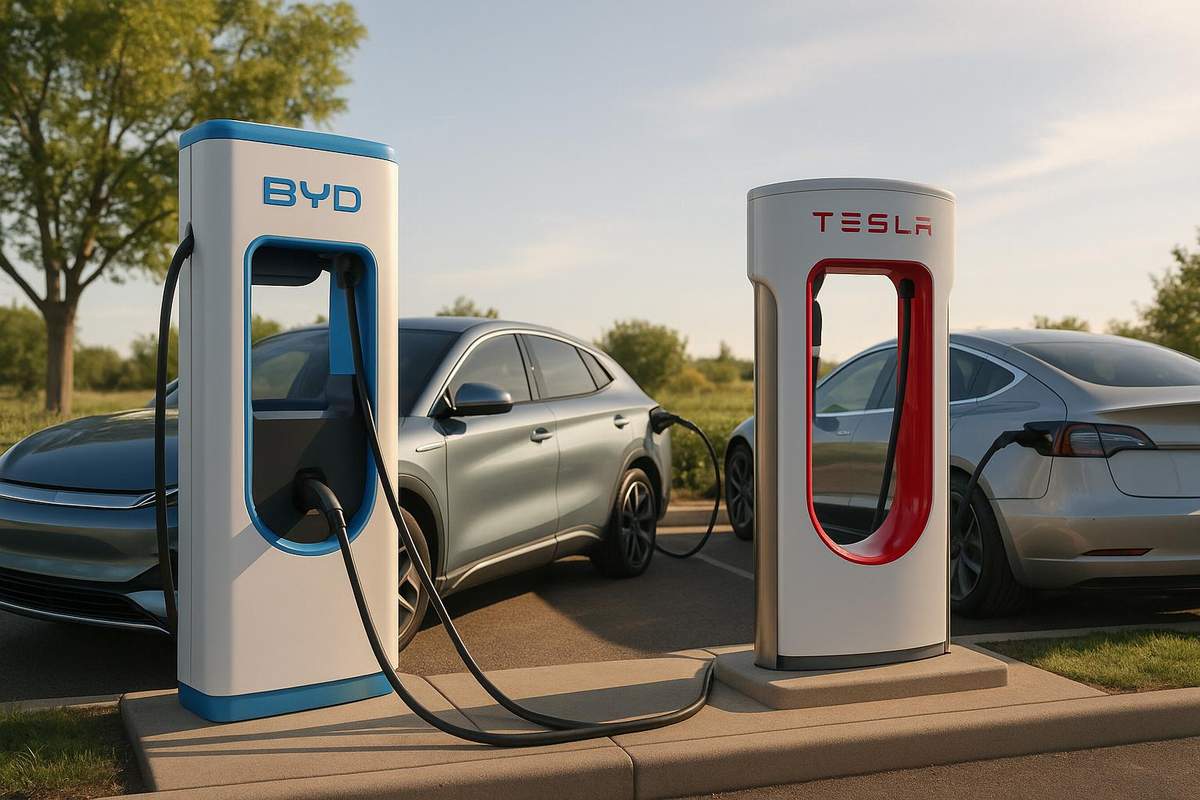 مقایسه BYD - TESLA