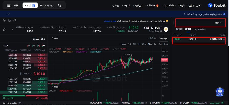 خرید طلای صرافی توبیت