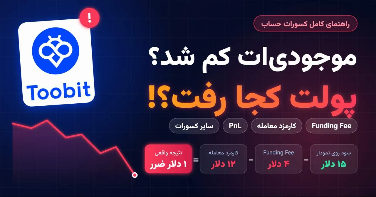 چرا موجودی من کم شد؟ راهنمای کامل Funding Fee، کارمزد معامله، Pnl و سایر کسورات
