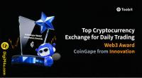 Toobit Named Best Crypto Day Trading Exchange by CoinGape
